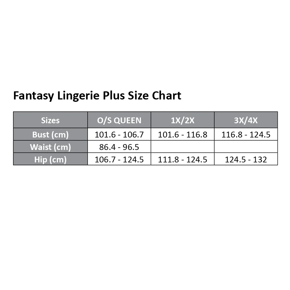 Fantasy Lingerie Goodnight Kiss Halter Teddy Bodystocking - Curvy - Image 6