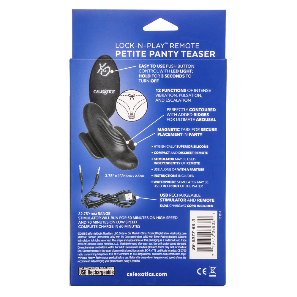 Lock-N-Play Remote Control Petite Panty Teaser - Image 11