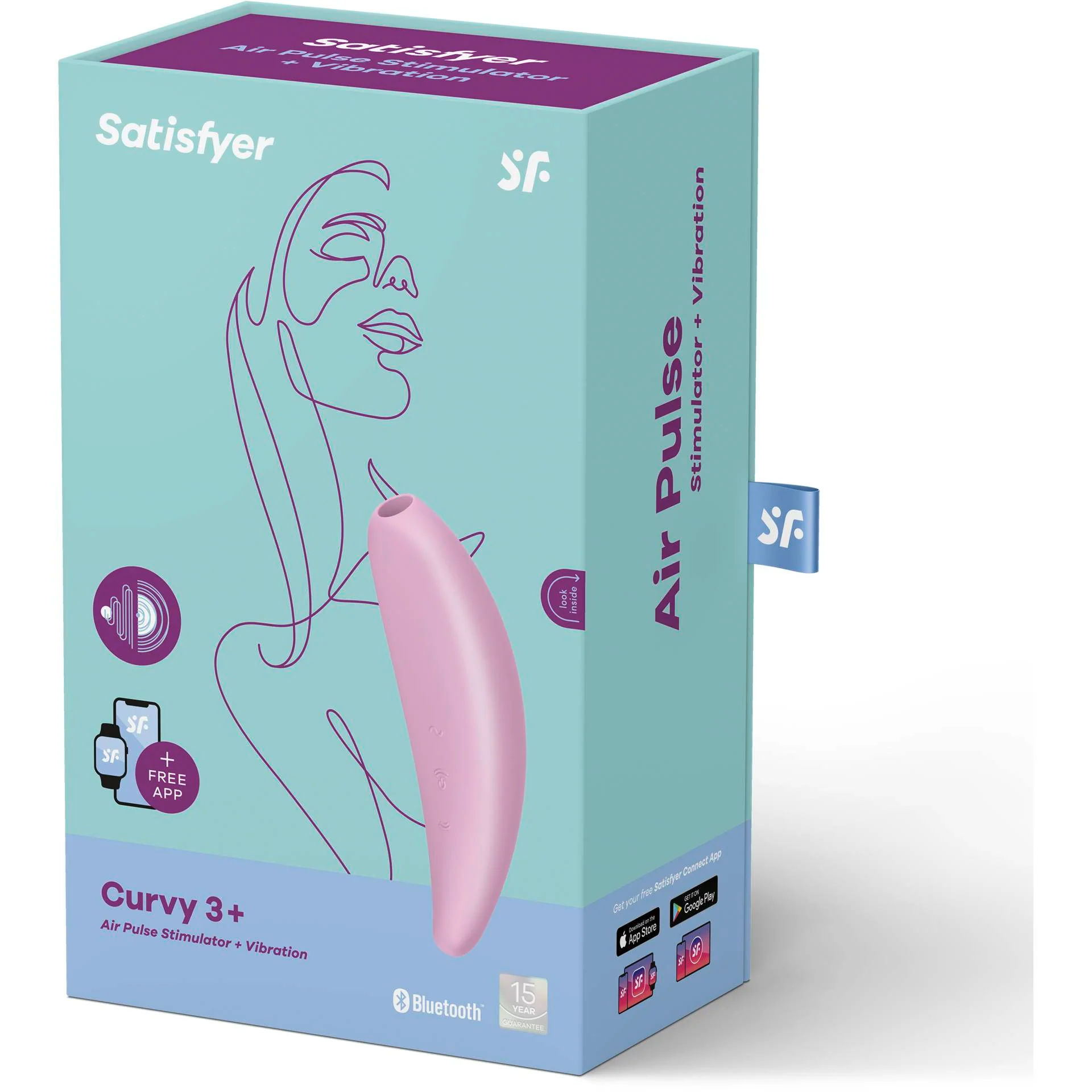 Satisfyer Curvy 3+ - Air Pulse Stimulator + Vibration - Image 9