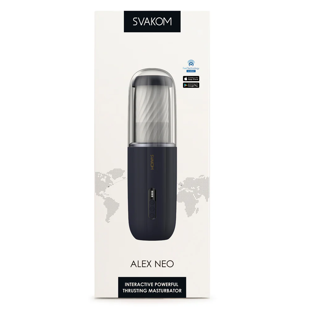 Svakom Alex Neo Interactive Thrusting Masturbator - Image 5