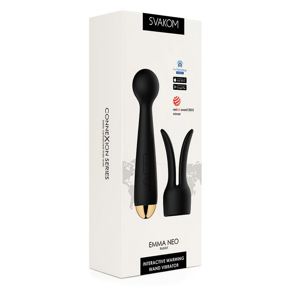 Svakom Emma Neo Interactive Warming Rabbit Wand - Image 4