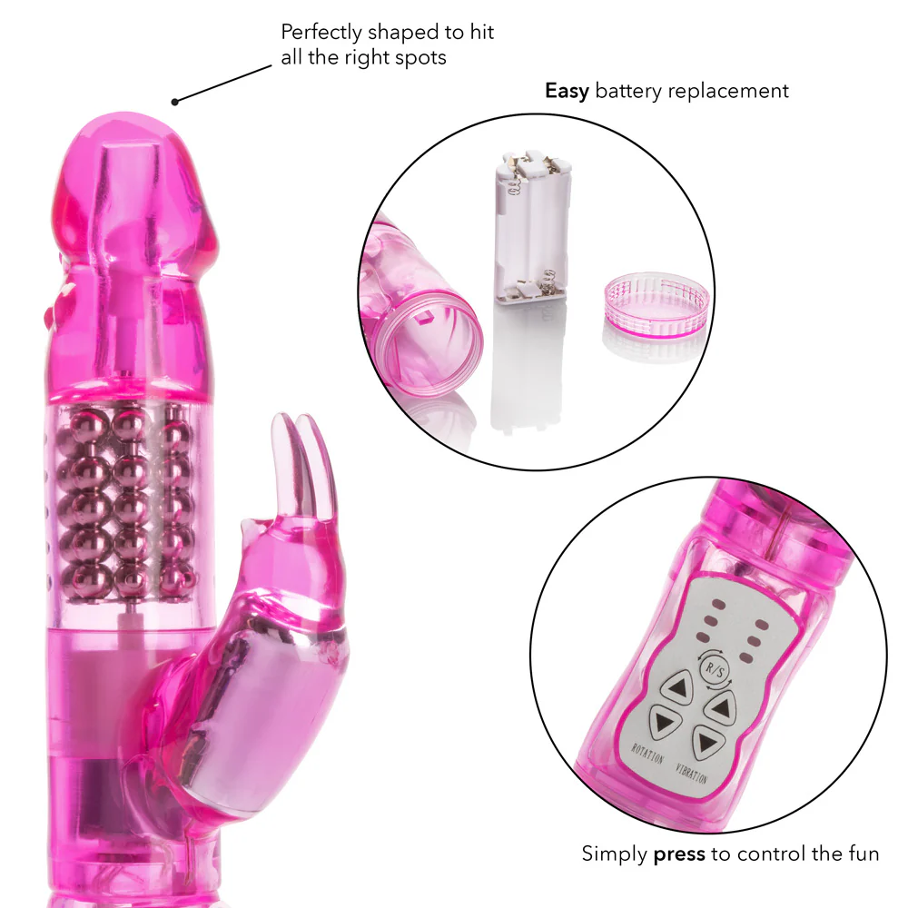 Original Waterproof Jack Rabbit With 5 Rows of Rotating Beads - Image 5